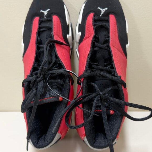Air Jordan 14 Retro Gym Red Size 8.5 Toro 487471-011 - Picture 7 of 8